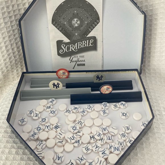 New York Yankees Edition Scrabble Crossword Game - Picture 2 of 7